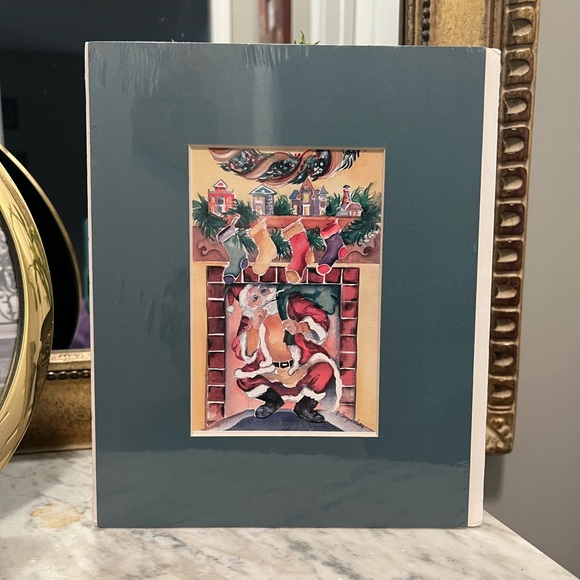 Signed Donna Burgess Santa print - Picture 2 of 5